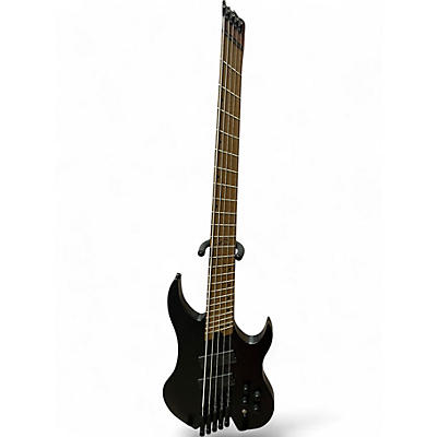 Used Legator NB5F Flat Black Electric Bass Guitar