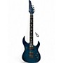 Used Legator NINJA 6 BLUE BURL Solid Body Electric Guitar BLUE BURL