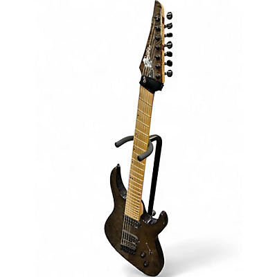 Used Legator NINJA 7 STRING MULTISCALE Trans Brown Solid Body Electric Guitar