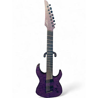 Used Legator NINJA 7 SUPER SHREDDER MULTI SCALE Purple Solid Body Electric Guitar