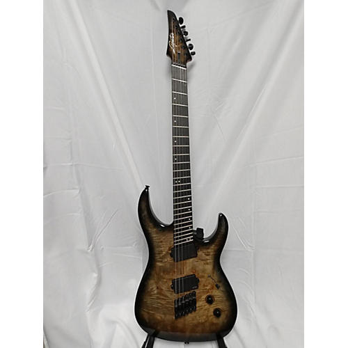 Legator Used Legator Ninja-200 SE Fanned Fret Charcoal Solid Body Electric Guitar Charcoal