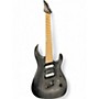 Used Legator Ninja 7 Mult-Scale Ash Black Solid Body Electric Guitar Ash Black