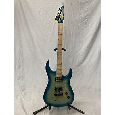 Legator Used Legator Ninja GT 6 Ocean Blue Burst Solid Body Electric Guitar