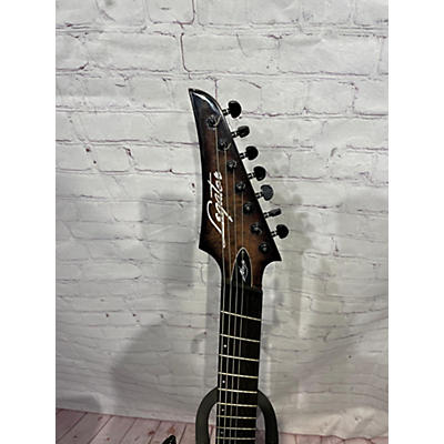 Legator Used Legator Ninja GT 7 Multi Scale TRANS BLK Solid Body Electric Guitar