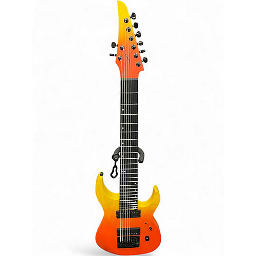 Used Legator Ninja N8EP Yellow Red Solid Body Electric Guitar Yellow Red