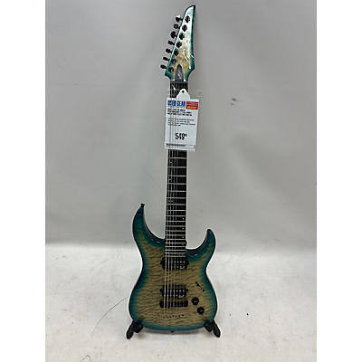 Legator Used Legator Ninja Performance 7 Teal Burst Solid Body Electric Guitar