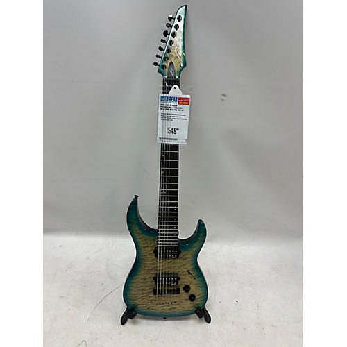 Legator Used Legator Ninja Performance 7 Teal Burst Solid Body Electric Guitar teal burst