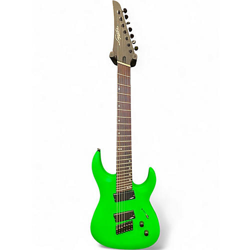 Used Legator Ninja R Multi Scale 7 Neon Green Solid Body Electric Guitar Neon Green