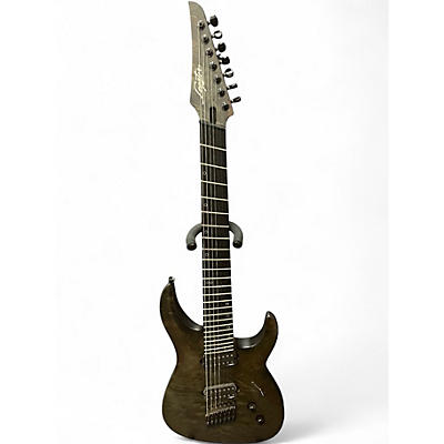 Used Legator Ninja R Multi Scale 7 trans olive Solid Body Electric Guitar