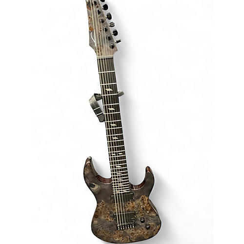 Used Legator Ninja Shred 7 Black Burl Solid Body Electric Guitar Black Burl