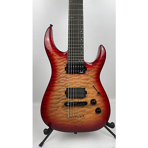 Legator Used Legator Ninja X 7 Baritone Crimson Red Trans Solid Body Electric Guitar Crimson Red Trans