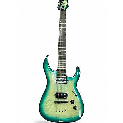 Used Legator Ninja X 7 Green Solid Body Electric Guitar