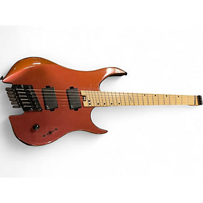 Used Legator Travel Guitar Copper Solid Body Electric Guitar