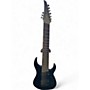 Used Legator ninja performance 9 mulit scale stealth black Solid Body Electric Guitar stealth black