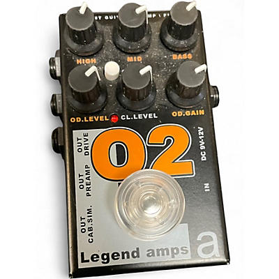 Used Legend Amps O2 Distortion Effect Pedal