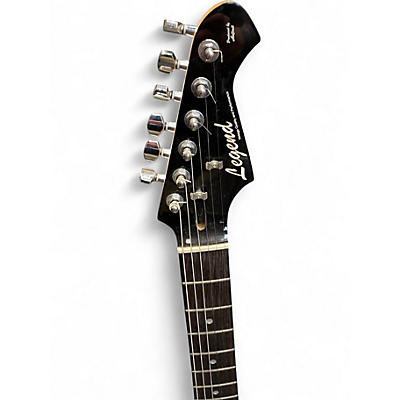 Used Legend STRATOCASTER COPY Black Solid Body Electric Guitar