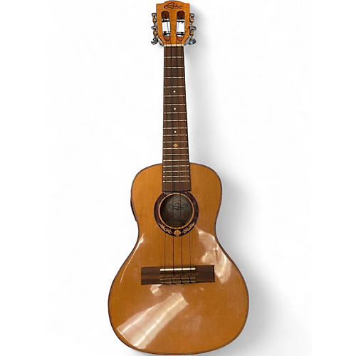 Used Leho LHC-CMF-E Concert ukulele Spalted Maple Back And Sides Natural Ukulele Natural