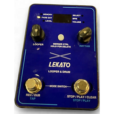Used Lekato LOOPER & DRUM Pedal