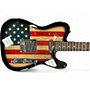 Used Leo Jaymez TELECASTER Custom Graphic Solid Body Electric Guitar Custom Graphic