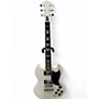 Used Leo Jaymz DOUBLE CUT STANDARD White Solid Body Electric Guitar White