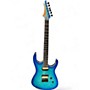Used Leo Jaymz MONSOON Blue Burst Solid Body Electric Guitar Blue Burst