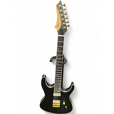 Used Leo Jaymz Monsoon Deluxe Black Solid Body Electric Guitar