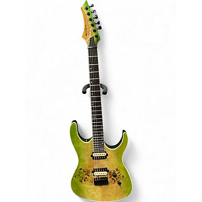 Used Leo Jaymz Monsoon SlimeBurst Solid Body Electric Guitar