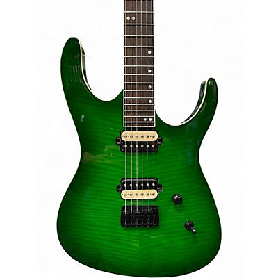 Used Leo Jaymz Moonsoon Green Solid Body Electric Guitar