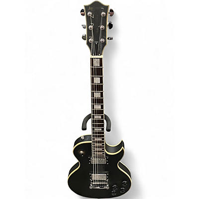 Used Leo-jaymz SINGLE CUT DELUX Satin Black Solid Body Electric Guitar