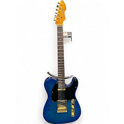 Used Levinson BLADE T-4 CLEAR BLUE Solid Body Electric Guitar