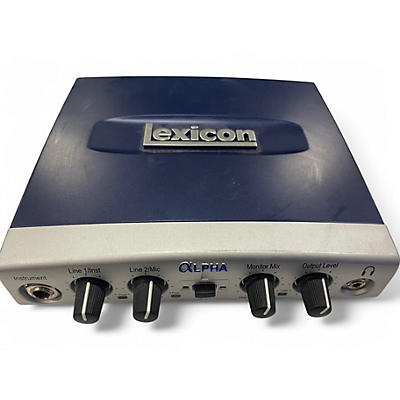 Used Lexicon ALPHA Audio Interface