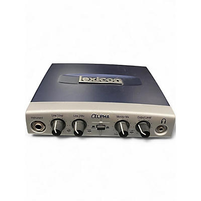 Used Lexicon alpha Audio Interface