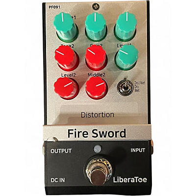 Used Liberatoe Fire Sword Distortion Effect Pedal