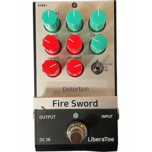 Used Liberatoe Fire Sword Distortion Effect Pedal