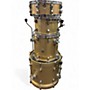 Used Liberty 4 Piece 4 PIECE DRUM SET Antique Gold Drum Kit Antique Gold