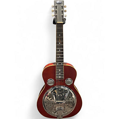 Used Liberty Music resonator Red Resonator Guitar