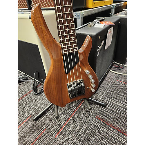 Lightwave Systems Used Lightwave Systems Saber 5 Natural Electric Bass Guitar Natural