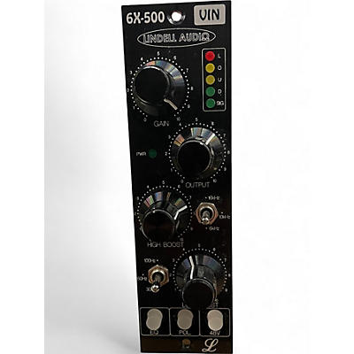 Used Lindell Audio 6X-500 500 SERIES MICROPHONE PREAMP Rack Equipment
