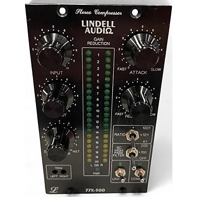 Used Lindell Audio 77X-500 Stereo Compressor / Limiter Rack Equipment