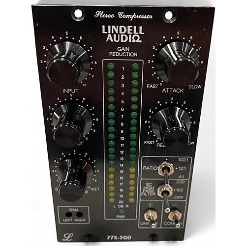 Used Lindell Audio 77X-500 Stereo Compressor / Limiter Rack Equipment