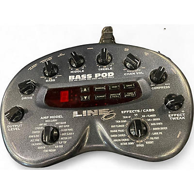 Used Line 6 Bass POD XT Bass Effect Pedal