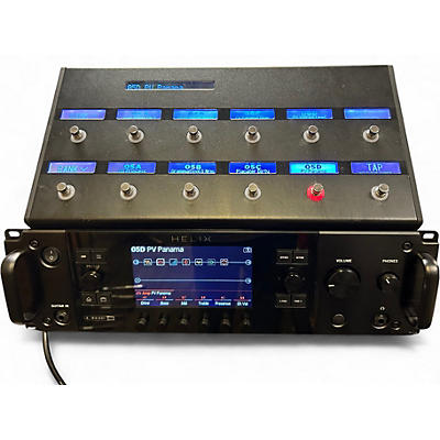 Used Line 6 HELIX RACK with FOOT CONTROLLER Effect Processor