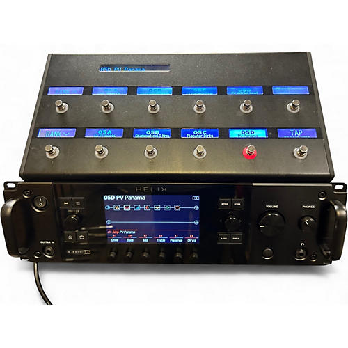 Used Line 6 HELIX RACK with FOOT CONTROLLER Effect Processor