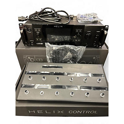 Used Line 6 Helix Rack Rackmountable Multi-Effects Processor With Foot C Effect Processor