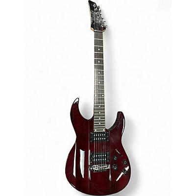 Used Line 6 JTV89F James Tyler Variax BLOOD RED Solid Body Electric Guitar