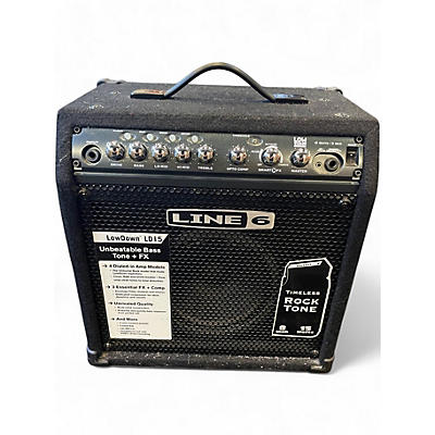 Used Line 6 LD15 Lowdown 15W 1X8 Bass Combo Amp