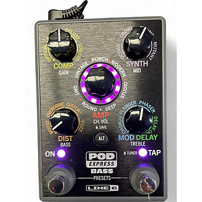 Used Line 6 POD EXPRESS BASS Bass Effect Pedal