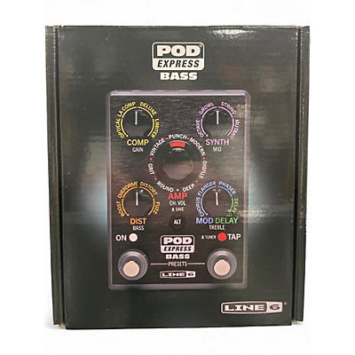Used Line 6 POD EXPRESS BASS Bass Effect Pedal