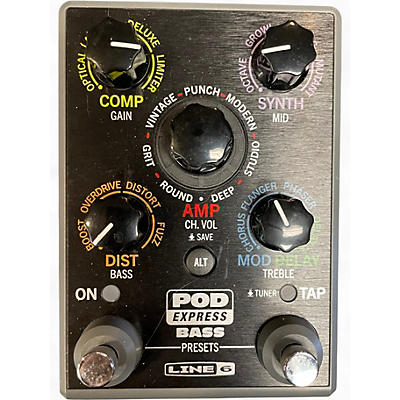 Used Line 6 POD EXPRESS BASS Bass Effect Pedal