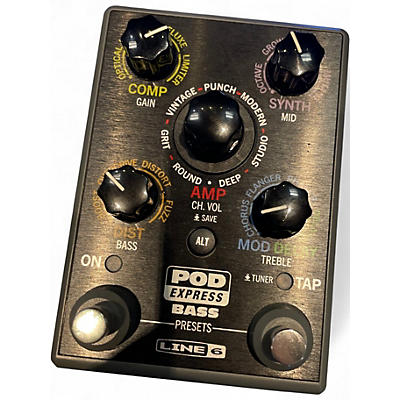 Used Line 6 POD EXPRESS BASS Bass Effect Pedal